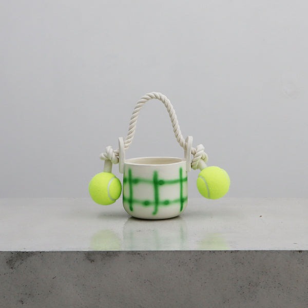 Toshiki「Terra Meta Ceramic (Mini)-Tennis+GreenPlaid」