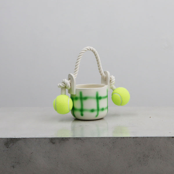 Toshiki「Terra Meta Ceramic (Mini)-Tennis+GreenPlaid」